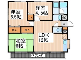 ポエムＫの物件間取画像